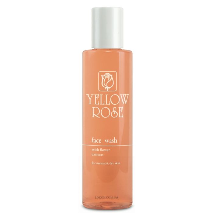 YELLOW ROSE Face Wash with Flower Extracts - Гель очищающий с экстрактами цветков