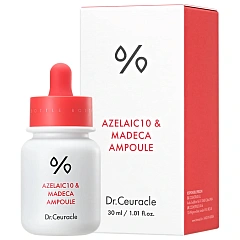 Сироватка з азелаїновою кислотою 10% та мадекасосидом Dr.Ceuracle Azelaic 10 & Madeca Ampoule, 30 мл