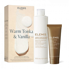 ELEMIS Kit: Warm Tonka & Vanilla Body Duo - Дуэт для тела Ароматный миндаль и ваниль