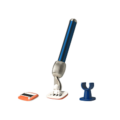 FLER СТАРТОВЫЙ НАБОР СРЕДСТВ ДЛЯ БРИТЬЯ THE RAZOR STARTER SET – MIDNIGHT – CLASSY AND MAGNETIC – ПОЛНОЧЬ – ИЗЫСКАННЫЙ И МАГНЕТИЧЕСКИЙ