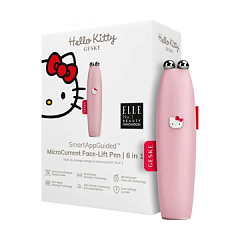 Geske Hello Kitty MicroCurrent Face-Lift Pen 6 in 1 - Мікрострумова ручка для підтяжки обличчя 6в1, Pink