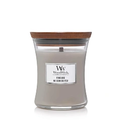 Ароматична свічка з ароматом копченого дерева та яблучної шкірки Woodwick Mini Fireside, 85 г