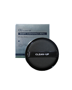 Сменный блок к инновационному кушону Clean-Up Skinfit Cushionpact No.21 SPF 50+ PA+++ REFILL, 15 г