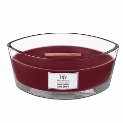 Ароматична свічка з ароматом соковитої черешні Woodwick Ellipse Black Cherry, 453 г