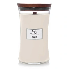 Ароматична свічка з ароматом сандалового дерева і дуба Woodwick Large White Teak, 609 г