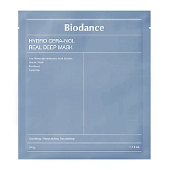 Нічна гідрогелева маска з керамідами Biodance Hydro Cera-Nol Real Deep Sheet Mask, 1 шт.