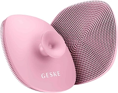 Geske Facial Brush 4 in 1 Pink - Щетка для лица 4 в 1 с держателем, розовая