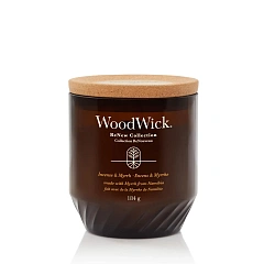 Свічка з прянощами Incense & myrrh RENEW Woodwick, 184 г