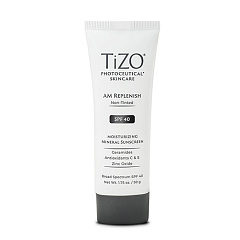 TIZO ДНЕВНОЙ ПИТАТЕЛЬНЫЙ КРЕМ БЕЗ ОТТЕНКА AM REPLENISH NON-TINTED SPF 40