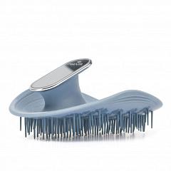 Щітка для волосся Manta з дзеркалом блакитна Healthy Hair Brush (Mirror) Blue