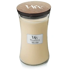 Ароматична свічка з ароматом чистої ванілі Woodwick Large Vanilla Bean, 609 г