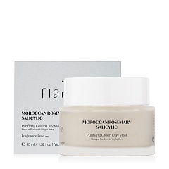 Flanerie Очищающая маска с зеленой глиной и салициловою кислотой Purifying Mask, 45 ml