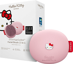 Щетка для лица GESKE Facial Brush З в 1 by Hello Kitty розовая